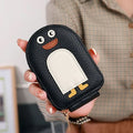 Porte-cartes - motif pingouin compact et durable