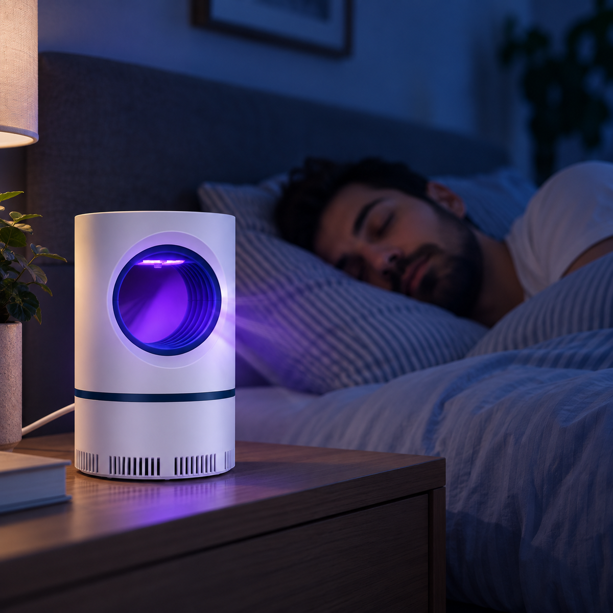 Piège à moustiques LED bionique avec puissance d'aspiration élevée