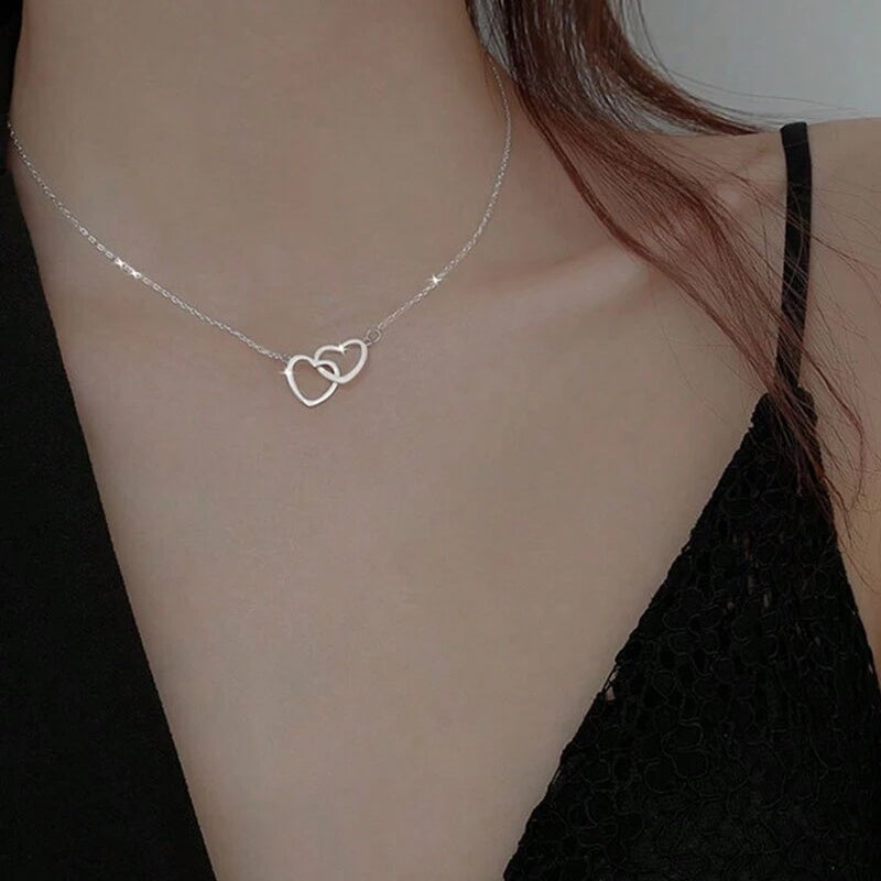 Skanto | Collier Cœur avec Boîte Cadeau Rotative
