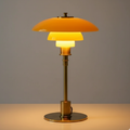 Lampe de Table en Verre de Style Scandinave - Éclairage Minimaliste LED de Chevet et de Bureau