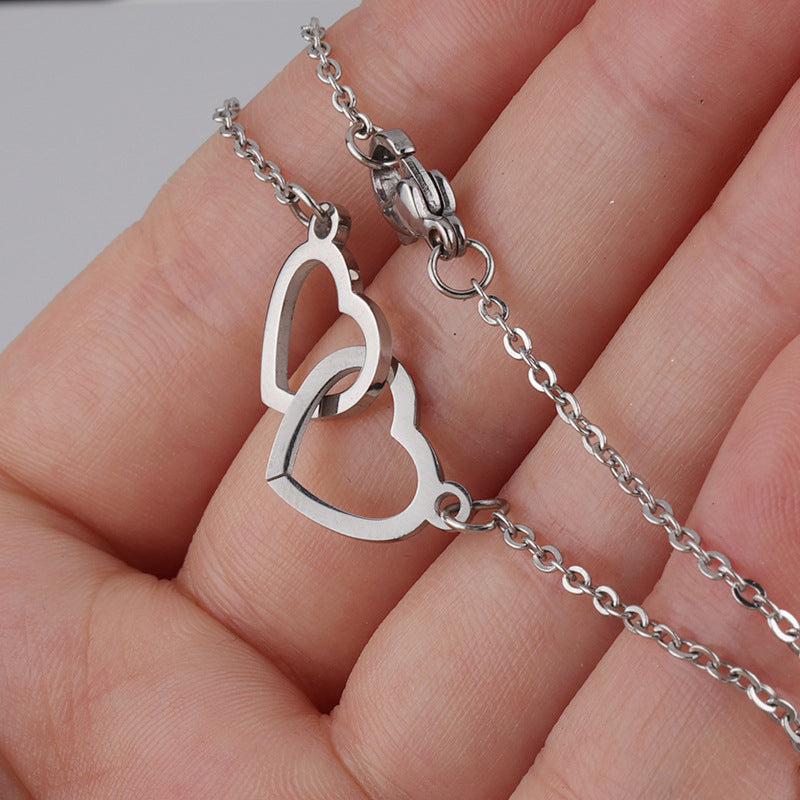 Skanto | Collier Cœur avec Boîte Cadeau Rotative
