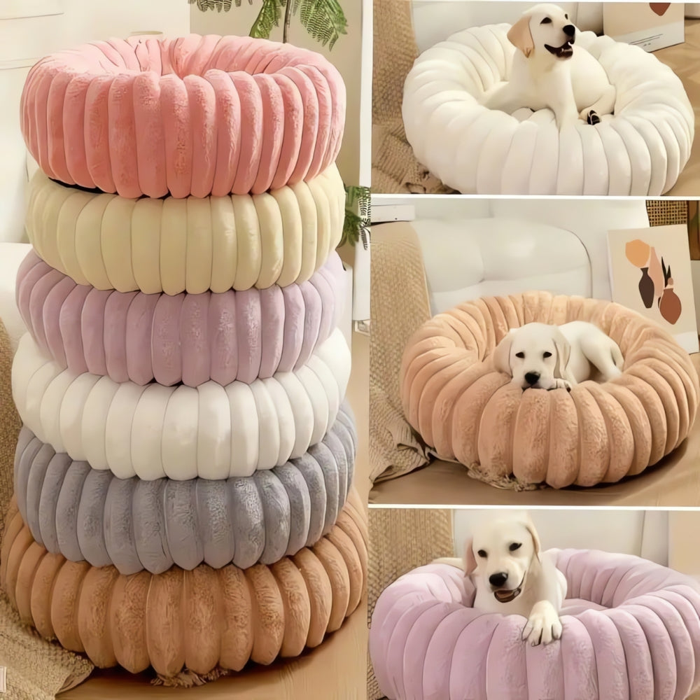 Lit Rond Purrfectly Plush pour Animaux