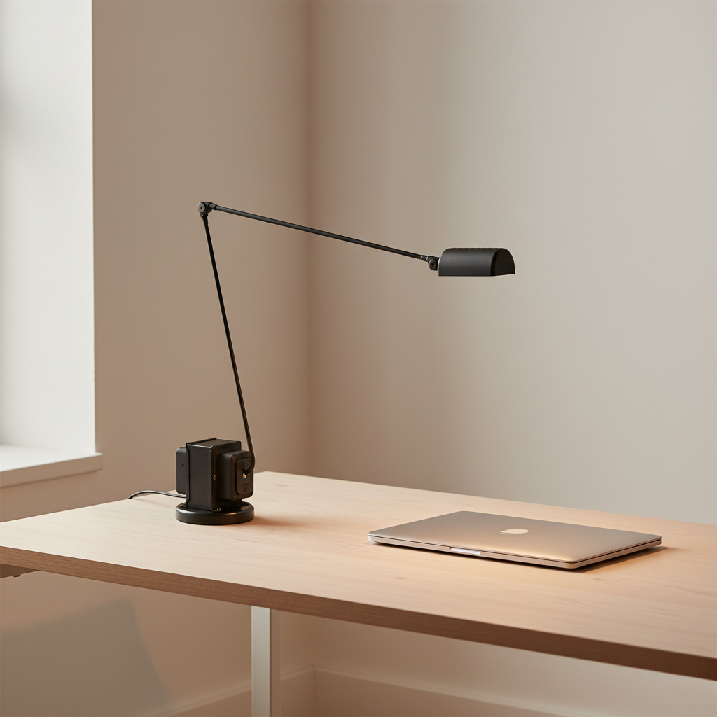 PivotLamp | Lampe de Bureau LED Moderne Minimaliste avec Bras Ajustable