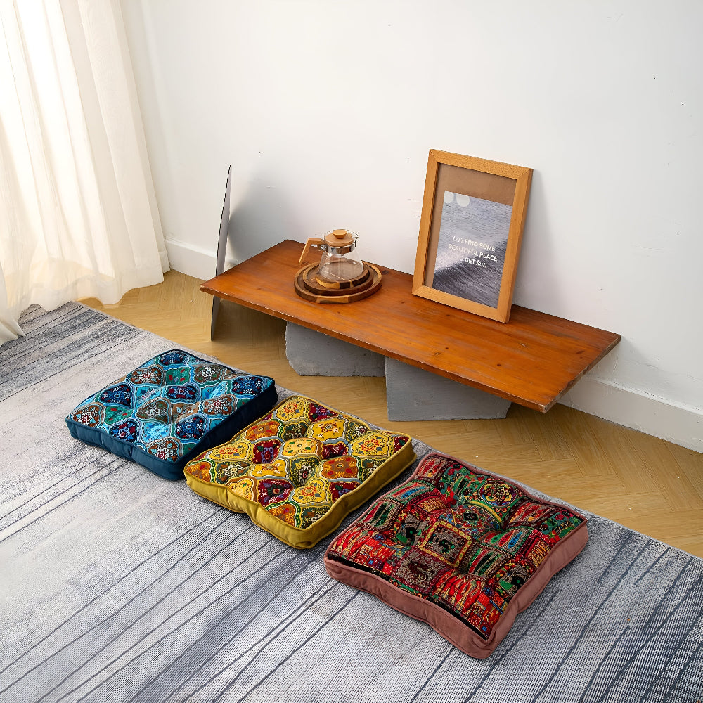 Coussin à Lanières Inspiré du Maroc