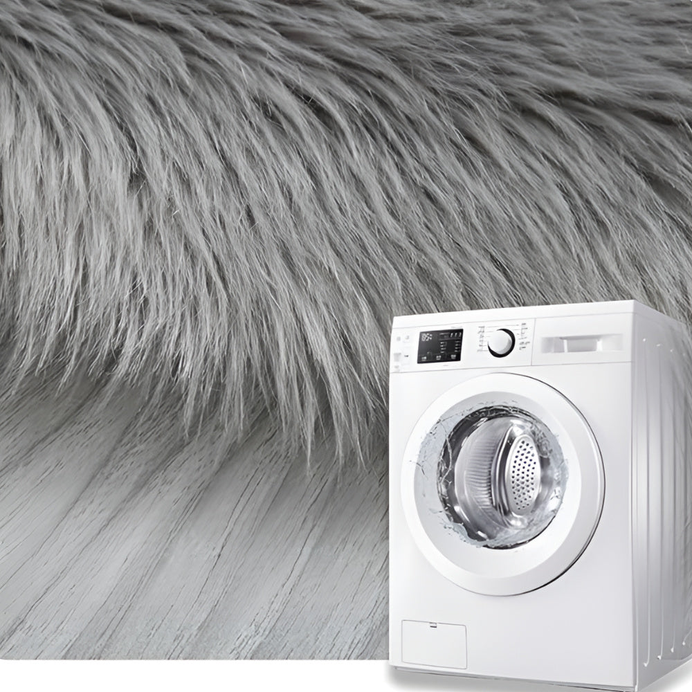 Tapis Rond en Peluche Douce