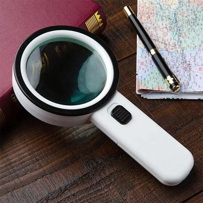 Loupe 30x avec lumière LED