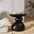 Table d'appoint en pierre moderne minimaliste - Design scandinave pour salon ou chambre