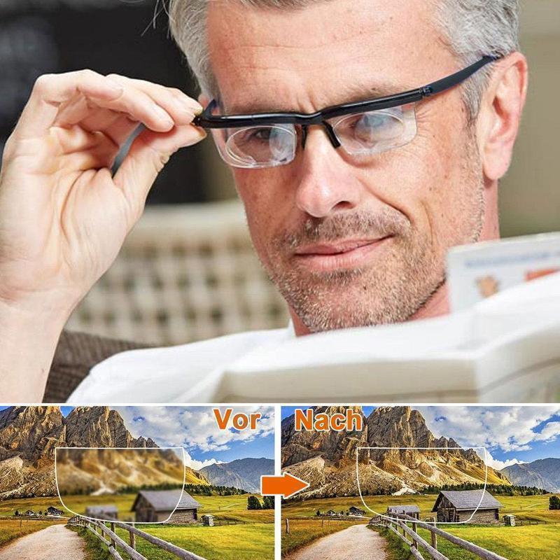 Sandsberg | Lunettes de lecture réglables Unisexe | Lentille zoom ajustable | Noir