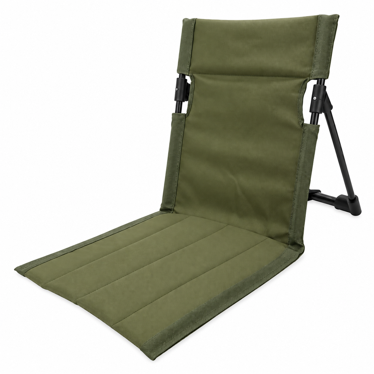 TREKASE Chaise de camping pliante | Ultra légère et résistante aux intempéries | Cadre en aluminium | Rembourrée pour un confort supplémentaire | Montage rapide