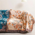 Couverture en Coton Boho Rustique et Confortable