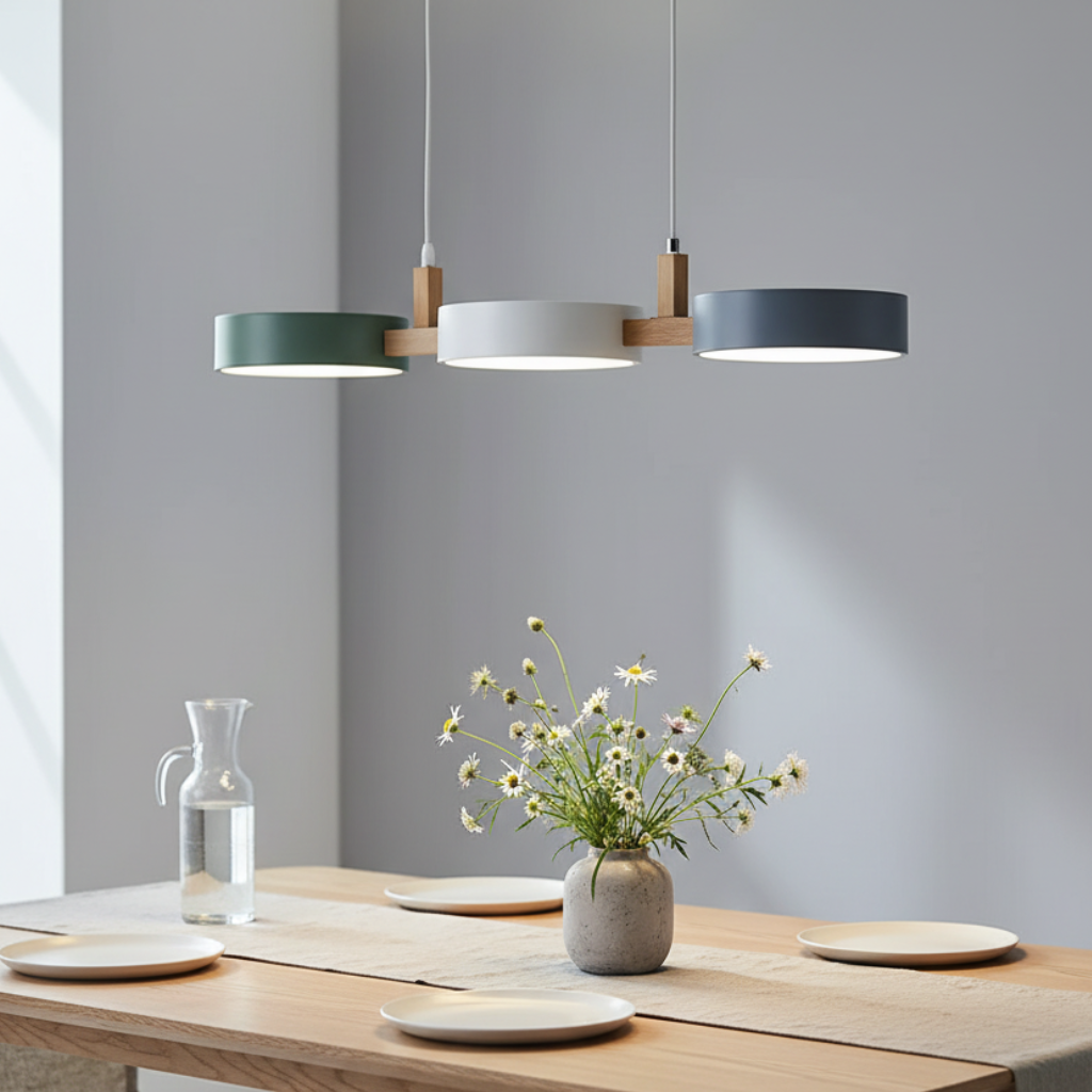 Lustre Nordique Moderne - Éclairage Suspendu Multi-Lumière pour Espaces de Salle à Manger et Cuisine
