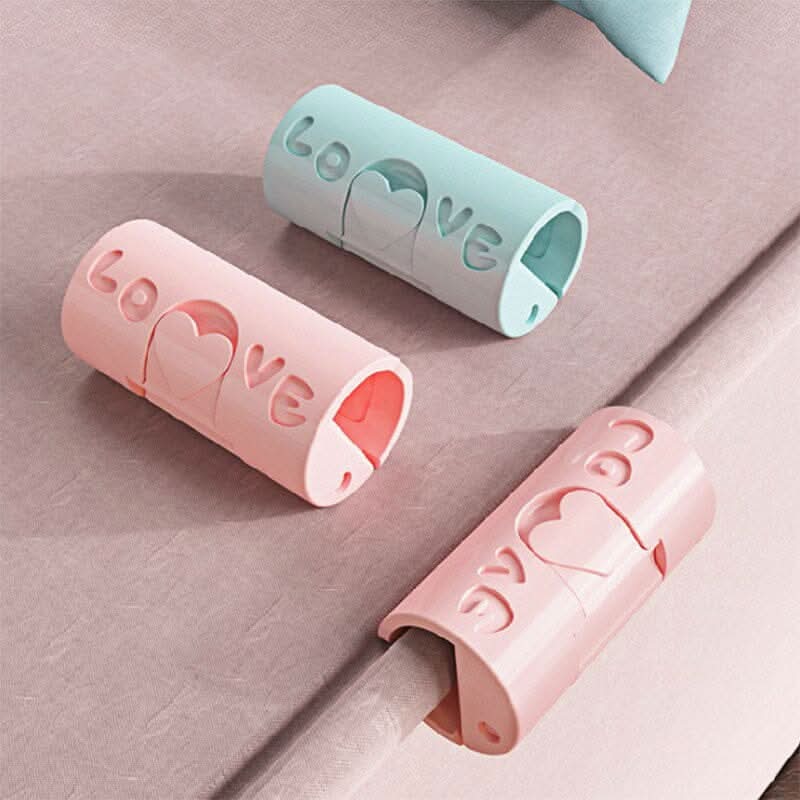 Clips décoratifs pour draps tendus et fixés en toute sécurité (x12)
