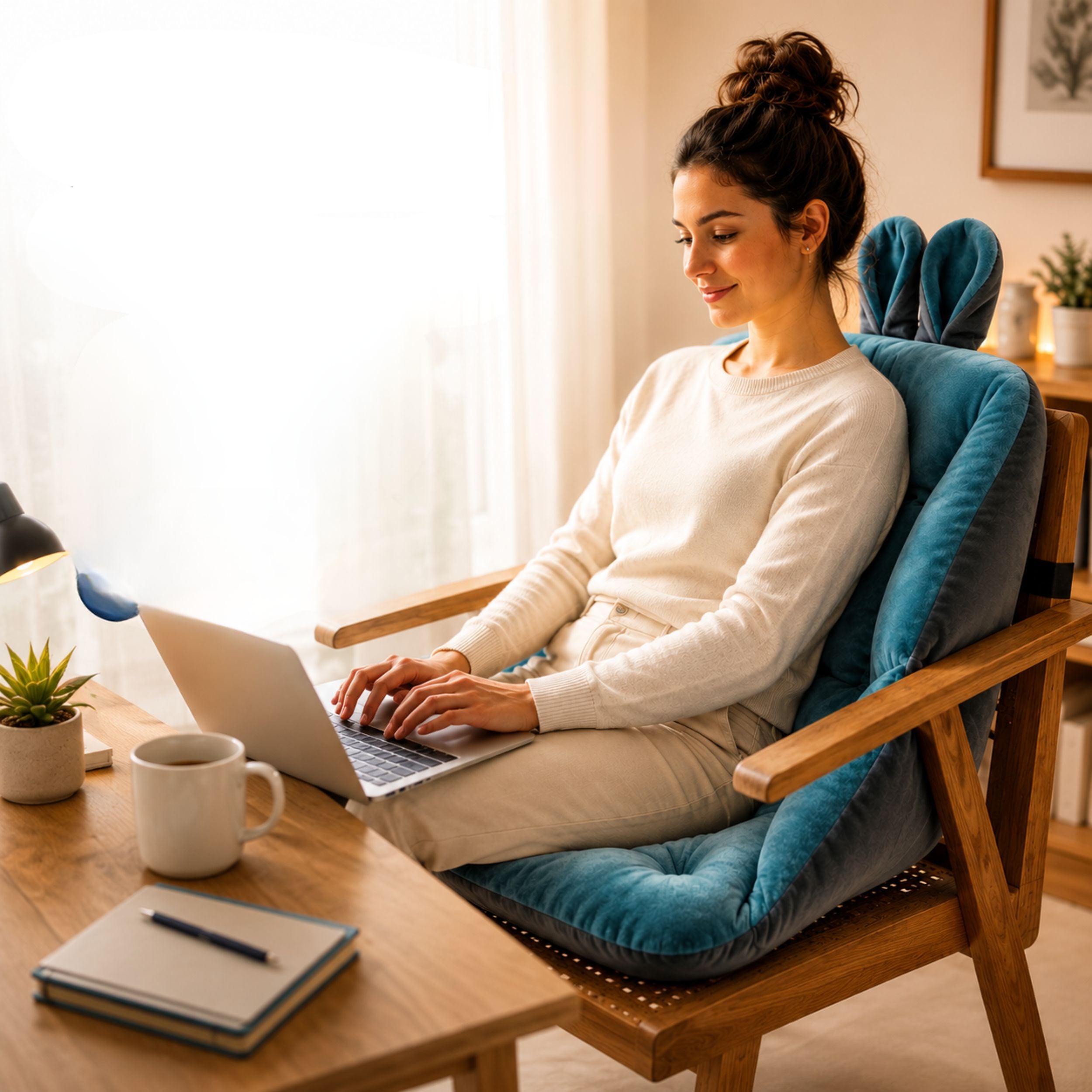 SEATRELIEF – Coussin Ergonomique pour Coccyx pour un Confort Optimal