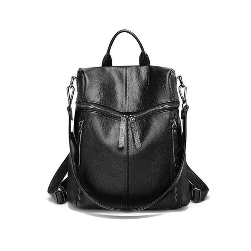 Sac à dos grande capacité - Cuir véritable