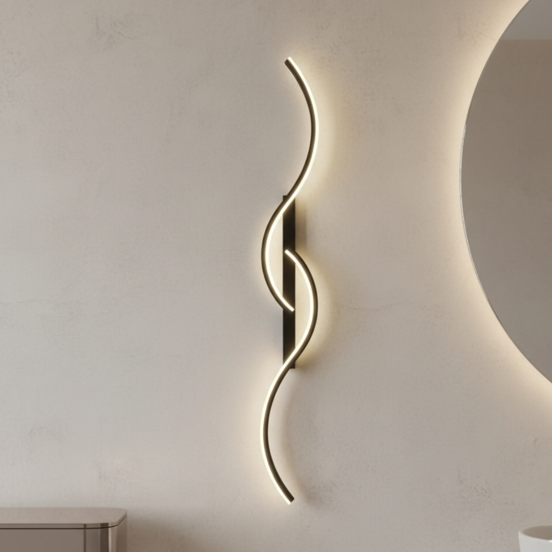 Applique Murale LED Élégante - Appliques Murales Modernes en Aluminium pour Intérieurs Stylés