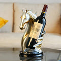 Casier à vin sculpté tête de cheval