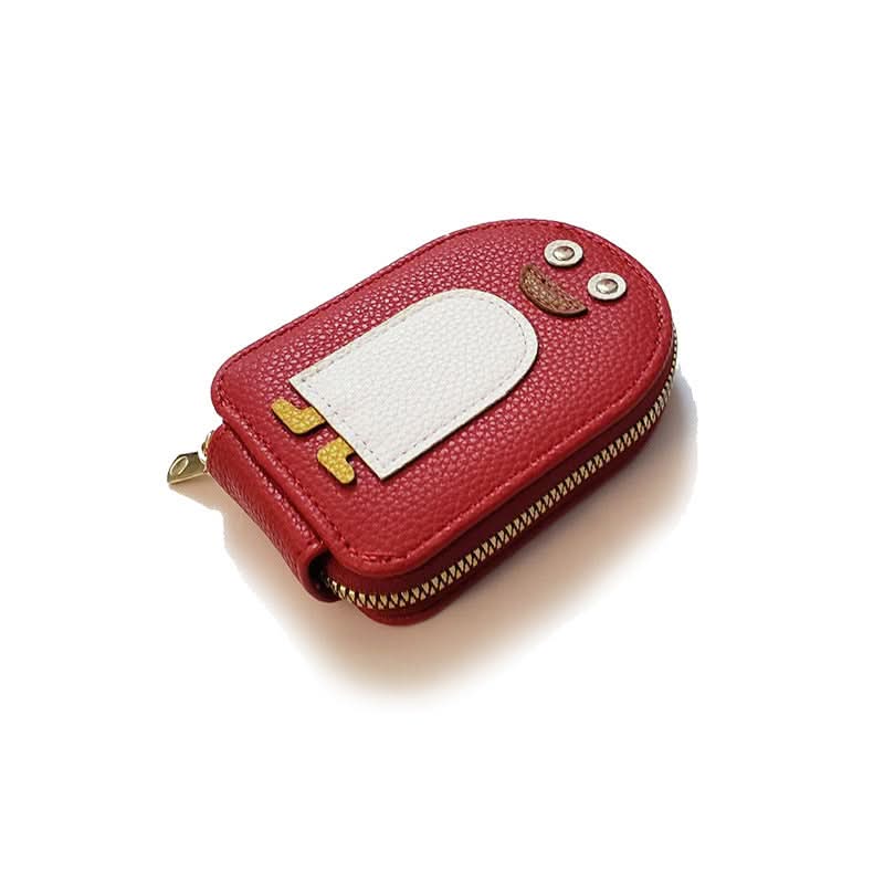 Porte-cartes - motif pingouin compact et durable