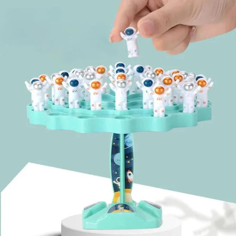 Jeu d'équilibre d'astronaute pour stimuler l'apprentissage