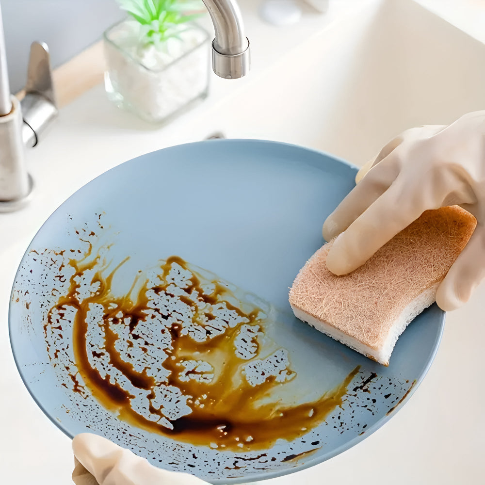 Éponge à Vaisselle Naturelle en Fibre de Coco