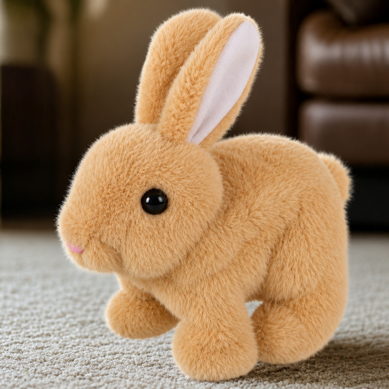 HOPPILOOM – Lapin en peluche interactif avec mouvements réalistes et sons mignons