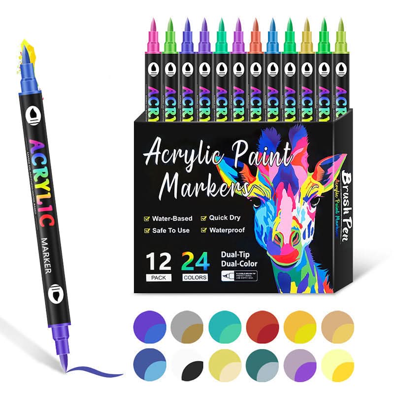 Stylos de peinture acrylique pour des créations vibrantes