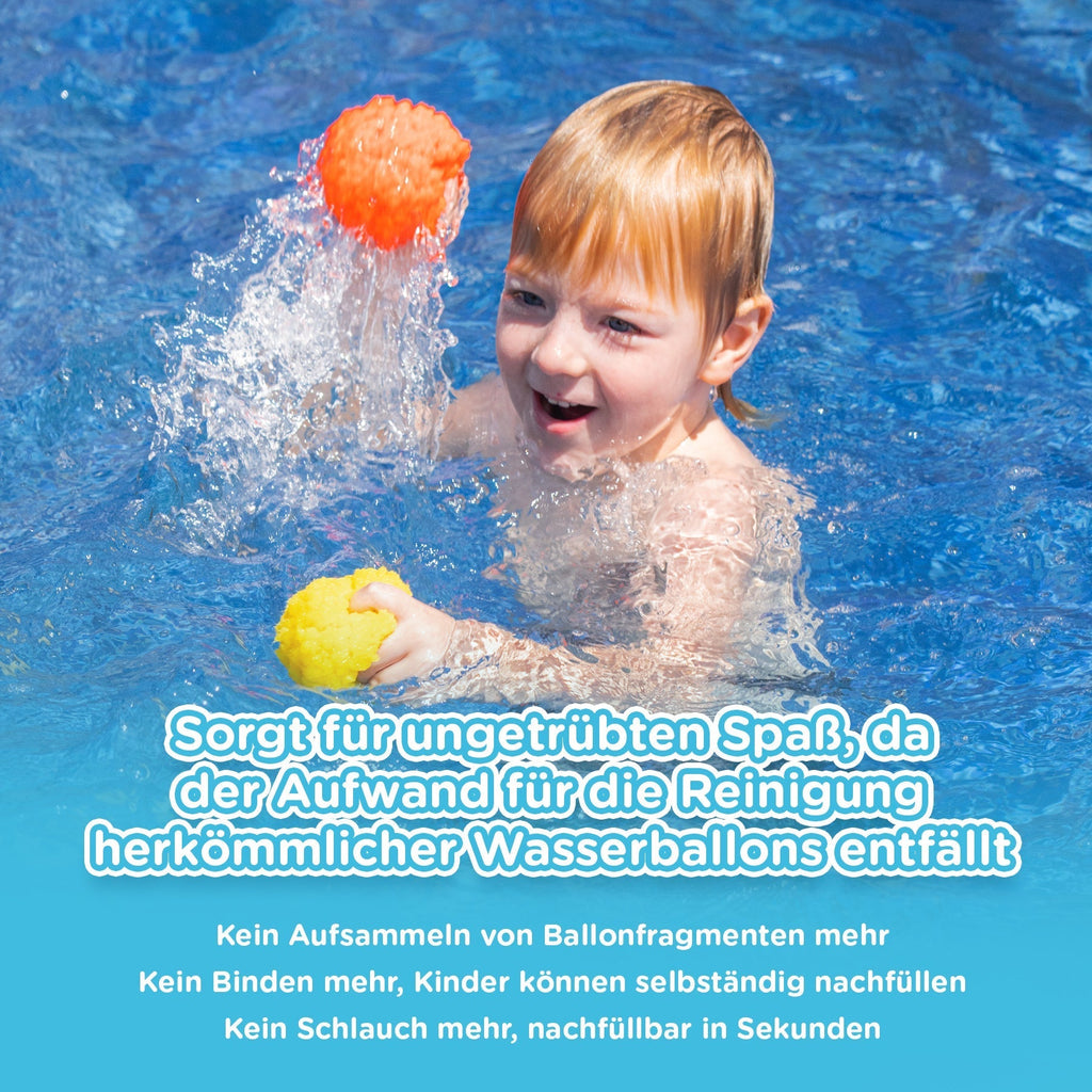 20 KiddoSpace Boules Éponge Réutilisables à Eau (10 à acheter, 10 GRATUITES en plus)