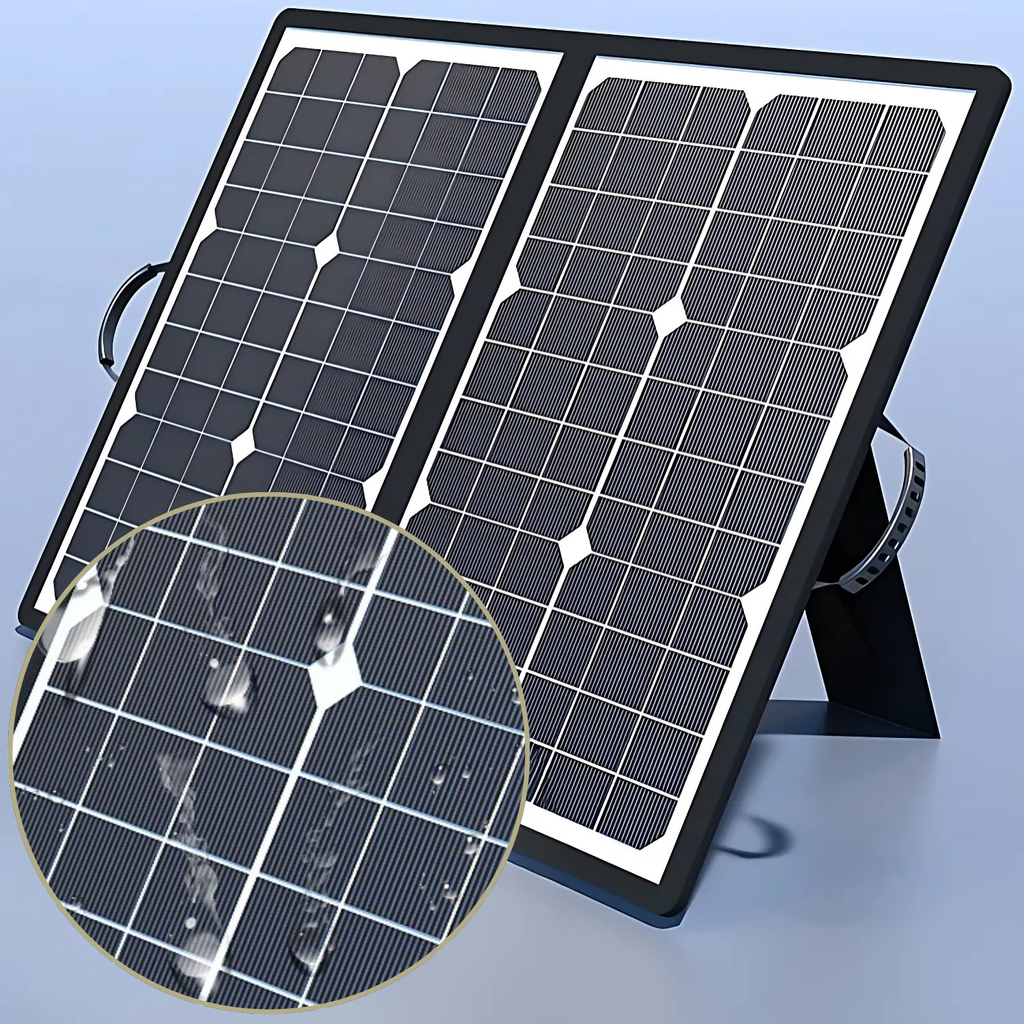 SolaraX 1000W Kit de Panneau Solaire Pliable | Ensemble Complet avec MPPT & USB/Type-C | Pour Camping, Voiture, Bateau & Caravane