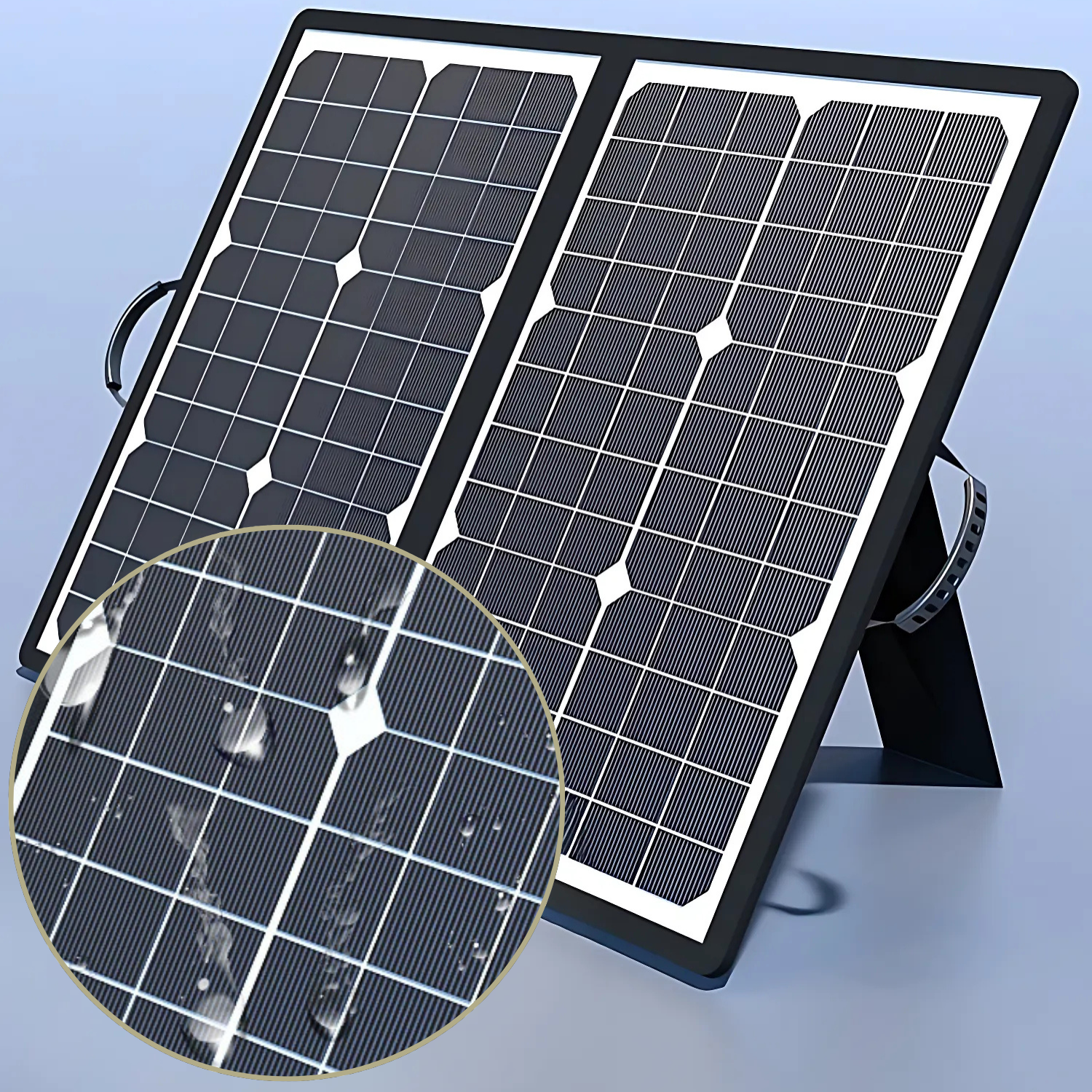 SolaraX 1000W Kit de Panneau Solaire Pliable | Ensemble Complet avec MPPT & USB/Type-C | Pour Camping, Voiture, Bateau & Caravane