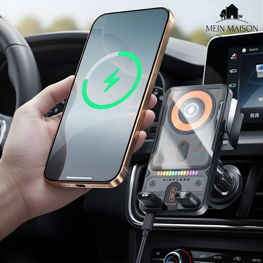 PowerDrive Pro – Chargement sécurisé et navigation en conduisant