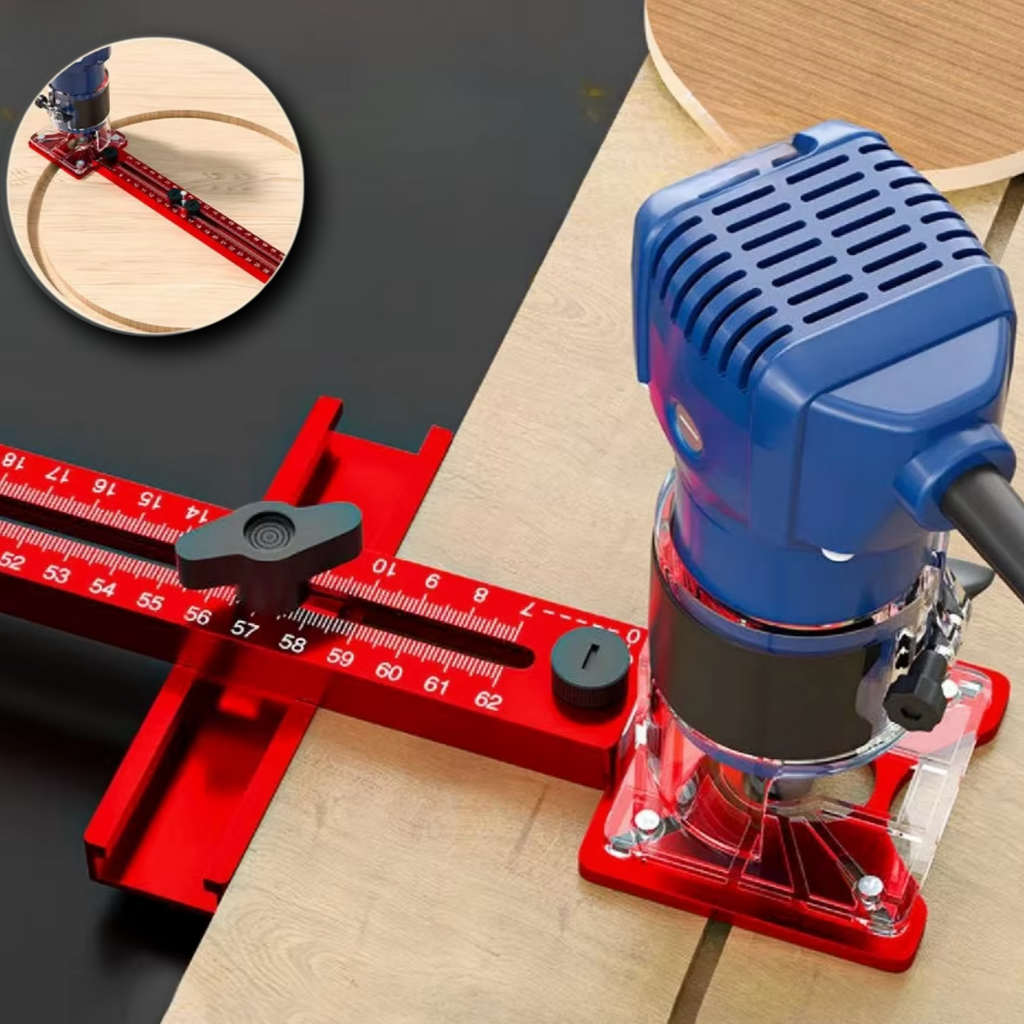 WoodMate™ | Guide de fraisage 3-en-1 pour un travail du bois précis