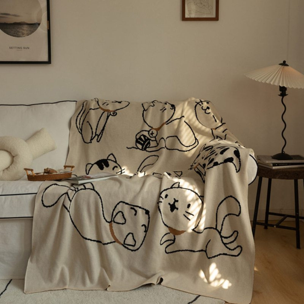 Couverture Nap en Coton Purrsoft