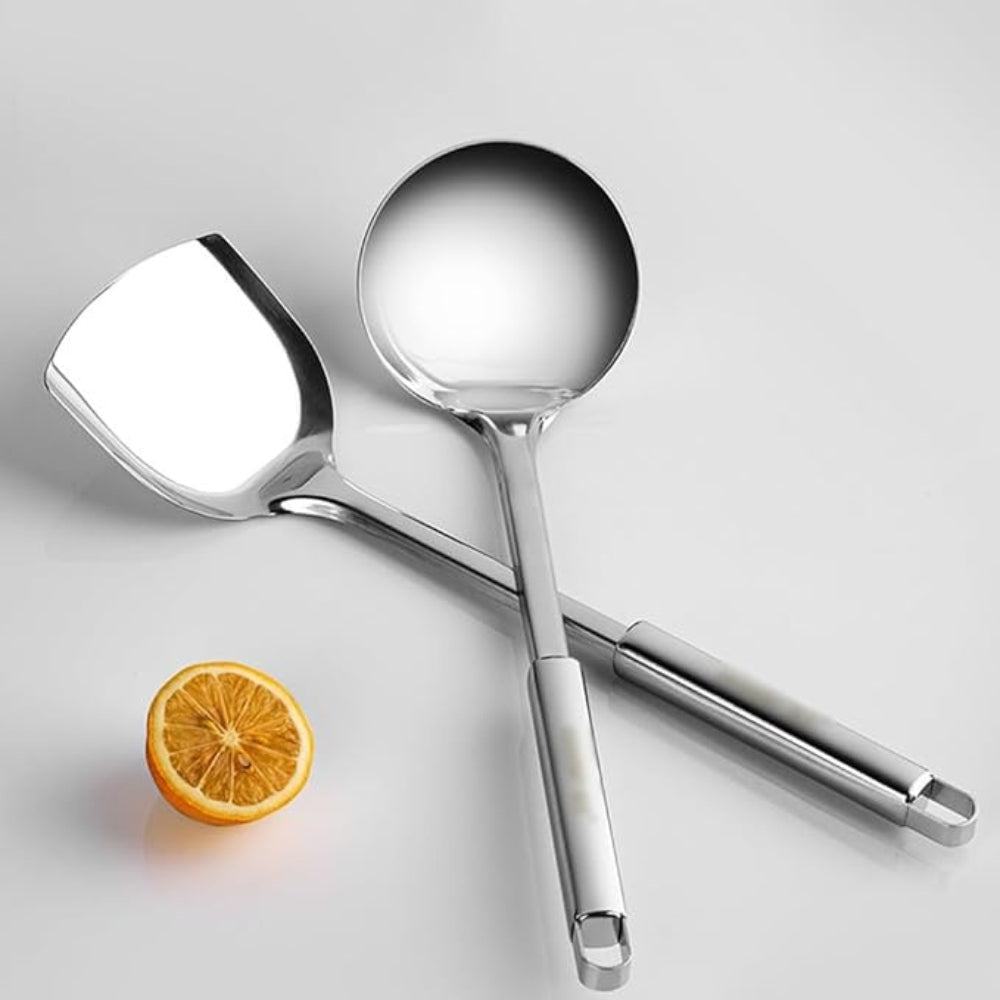 Skanto | Ustensiles de Cuisine en Acier Inoxydable Premium | Ensemble de 5 pièces