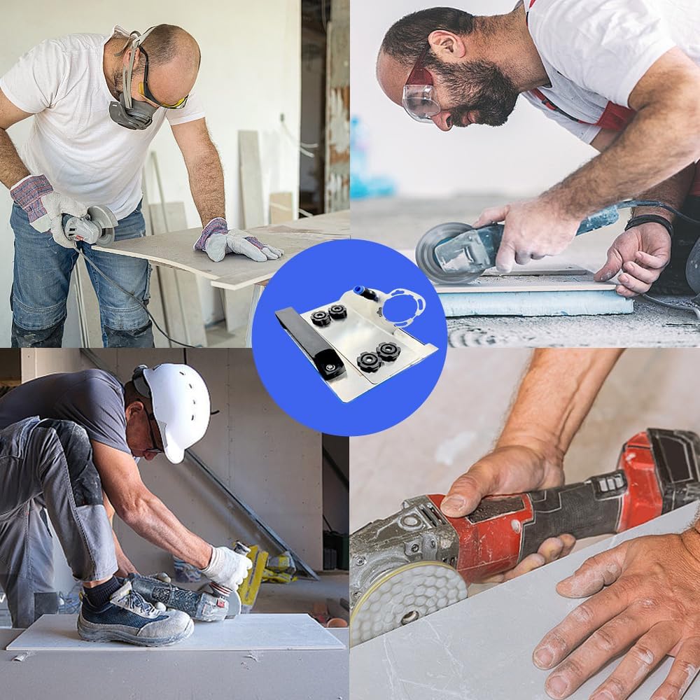 ExactEdge™ | Support de meuleuse d'angle pour coupes de carrelage à 45° – Bords propres & précis