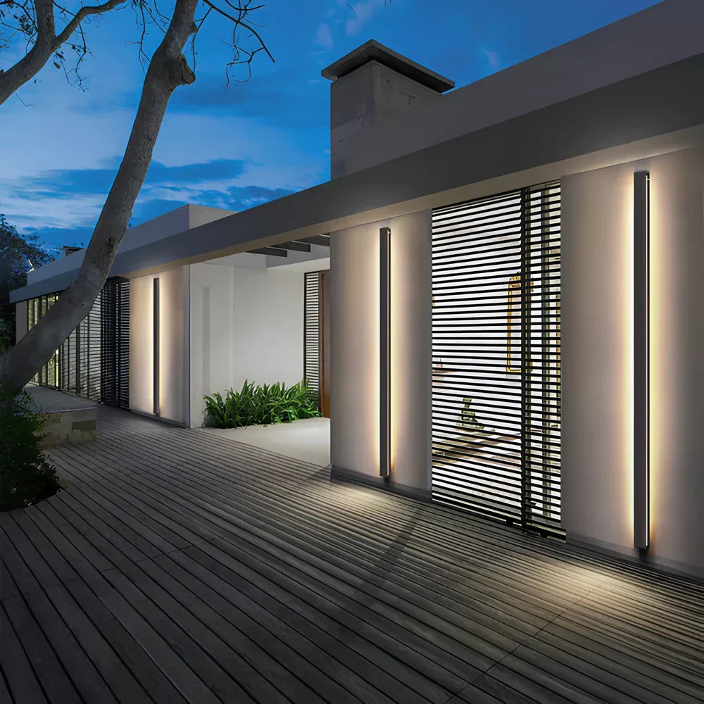 Aurexil – Lampe d'extérieur LED moderne en fer forgé et aluminium