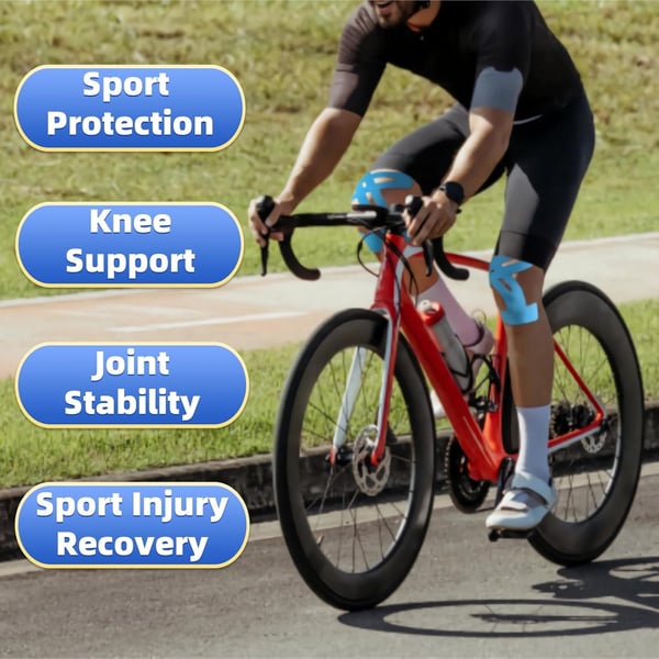 FlexiKnee – Bandes de Kinesio pré-découpées pour des mouvements sans douleur