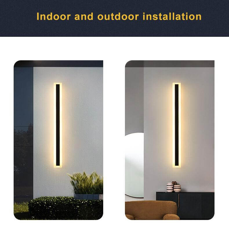 Applique Murale LED Extérieure - Design Élégant et Mince