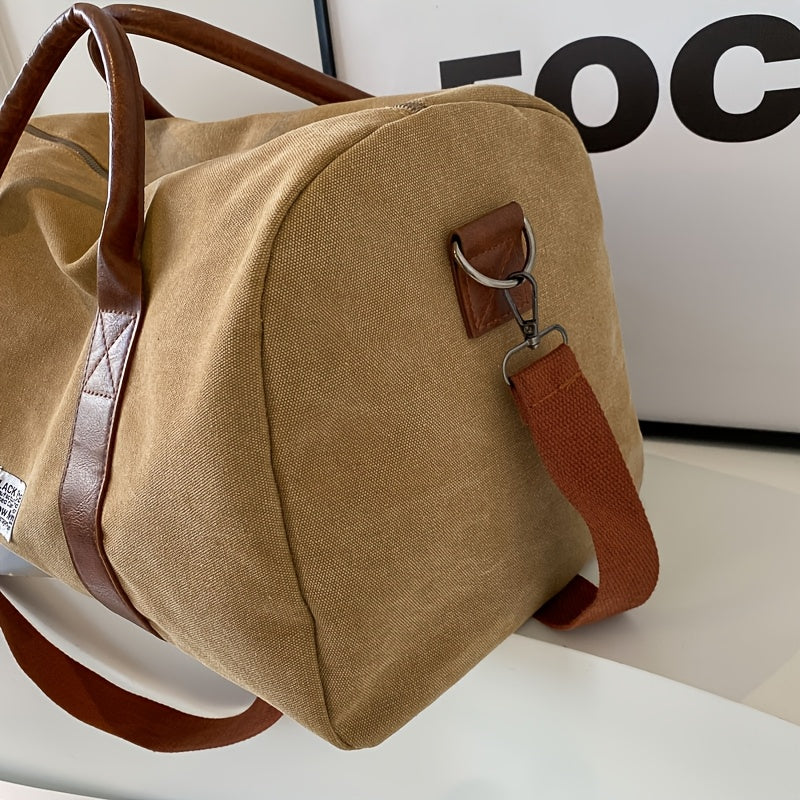 LUXIBAG - Sac de Voyage Vintage Lavé à Grande Capacité Organisateur Multi-Usage