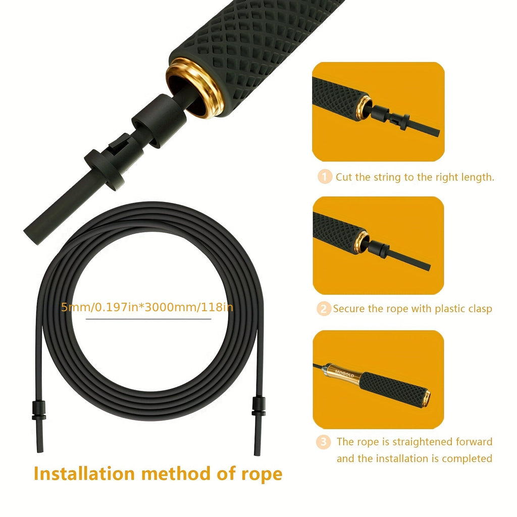 CORDON SPEEDLOCK – Corde à sauter lestée réglable pour l'entraînement à la vitesse