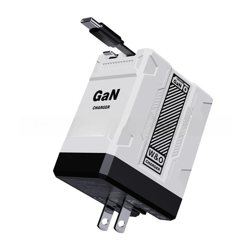 GaNPro Chargeur Rapide Rétractable Cube 45W