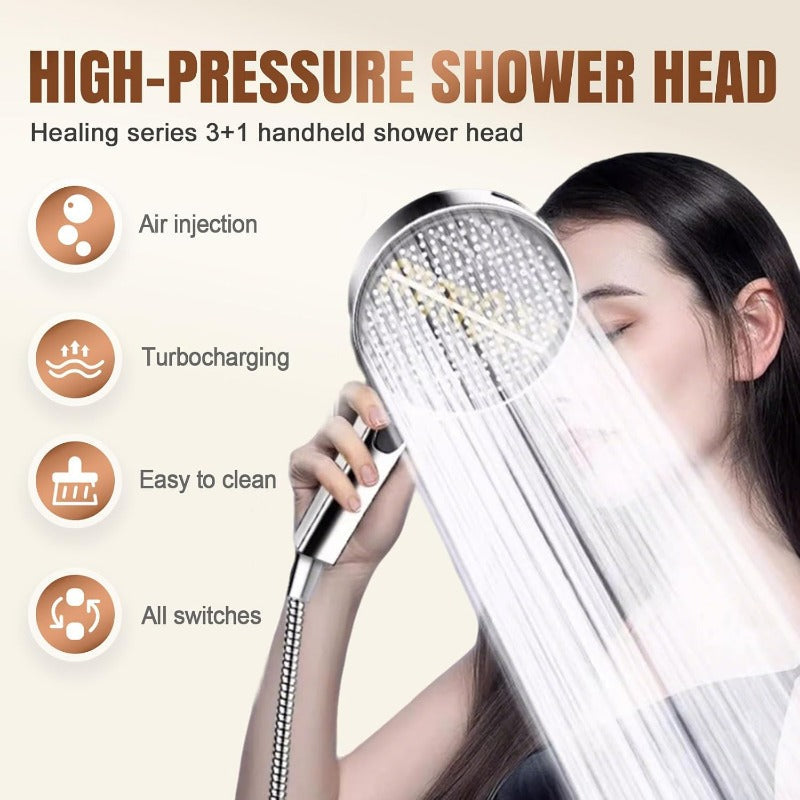 HydroEase Air-Boost Douchette Haute Pression 5,9"