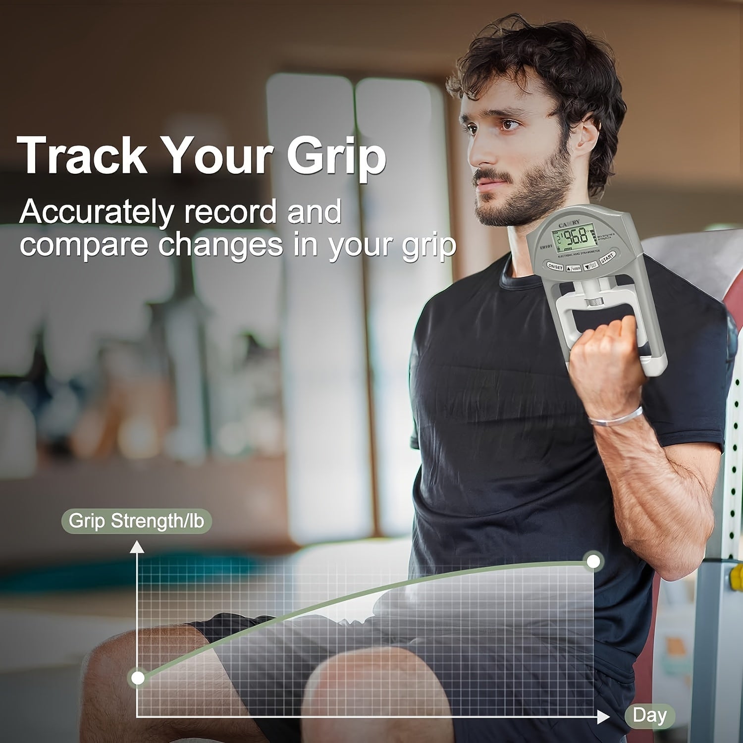 GRIPMETER PRO – Testeur de force de préhension numérique avec capture automatique
