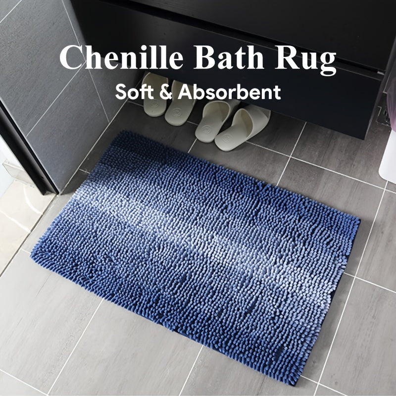 Tapis de Bain en Chenille – Luxe et Confort pour Salle de Bain et Entrée