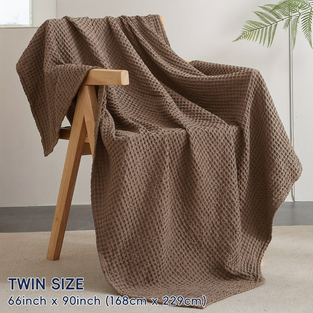 CLOUDWEAVE – Couverture légère en waffle pour un confort douillet toute l'année