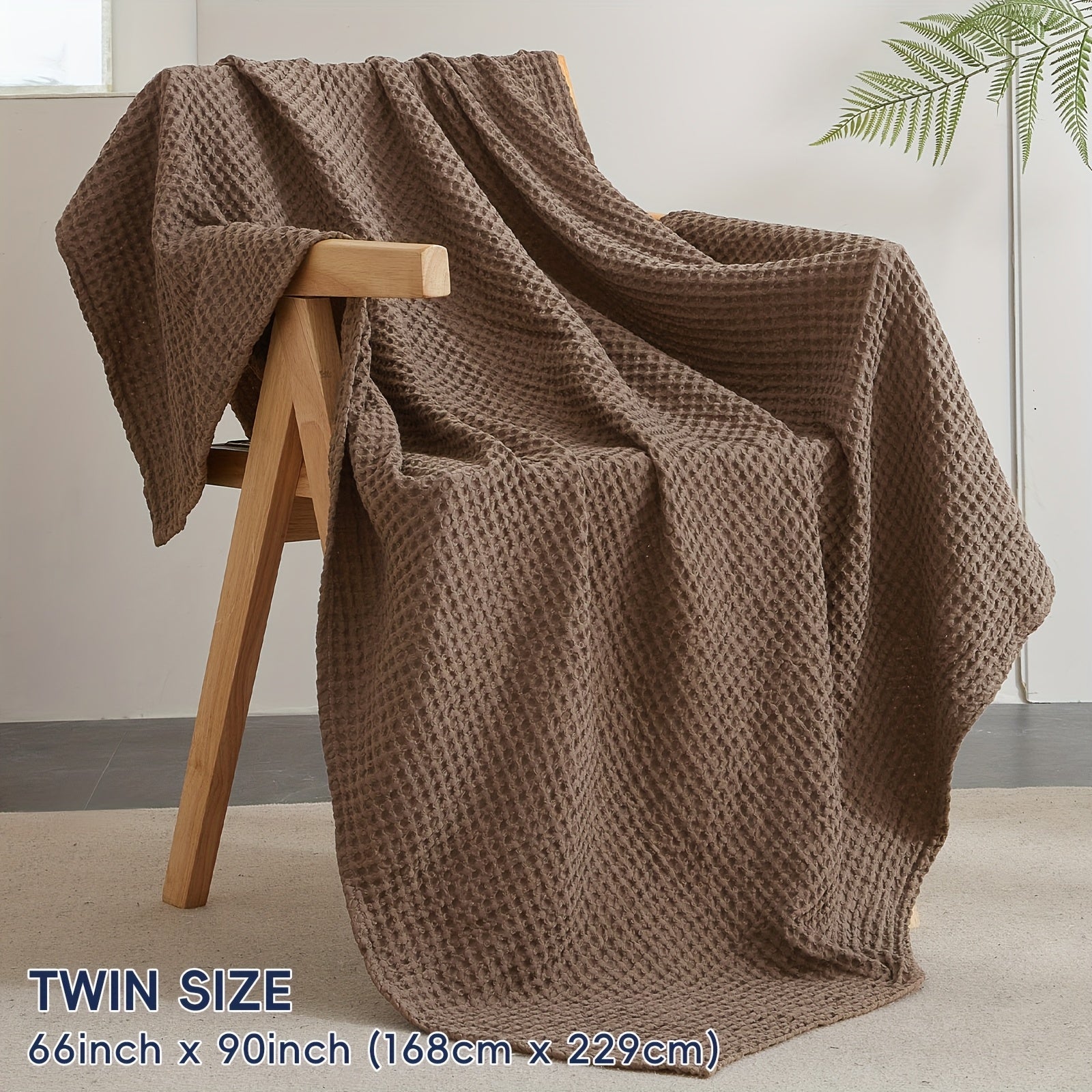 CLOUDWEAVE – Couverture légère en waffle pour un confort douillet toute l'année