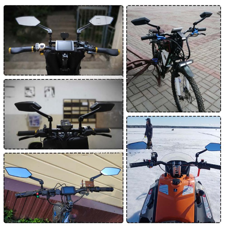 SafeRide360 – Vue arrière instantanée pour un cyclisme sûr et confiant