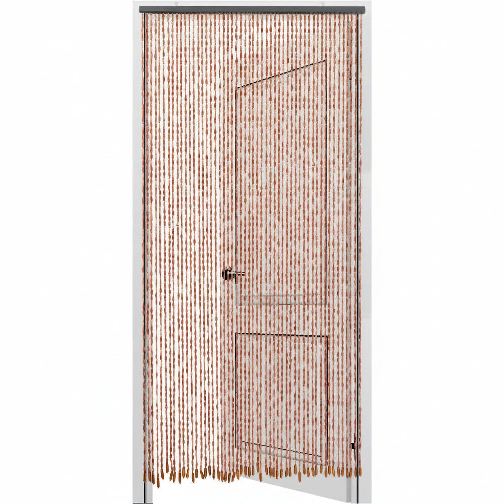 PEARLBAMBOO – Rideau de perles en bambou décoratif pour une intimité élégante de porte