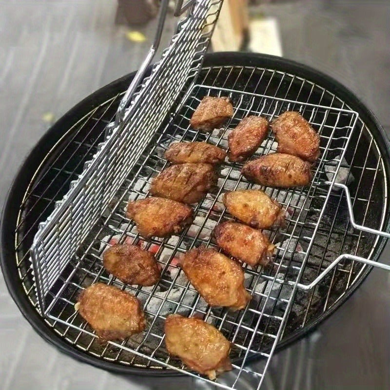 GRILLGRID – Panier de BBQ Grande Capacité pour un Contrôle de Grillade Uniforme en Plein Air