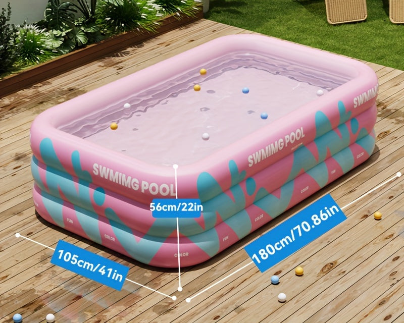 Jouet Gonflable de Piscine pour le Jardin – PVC Durable, Parfait pour les Fêtes d'Été et les Moments en Famille