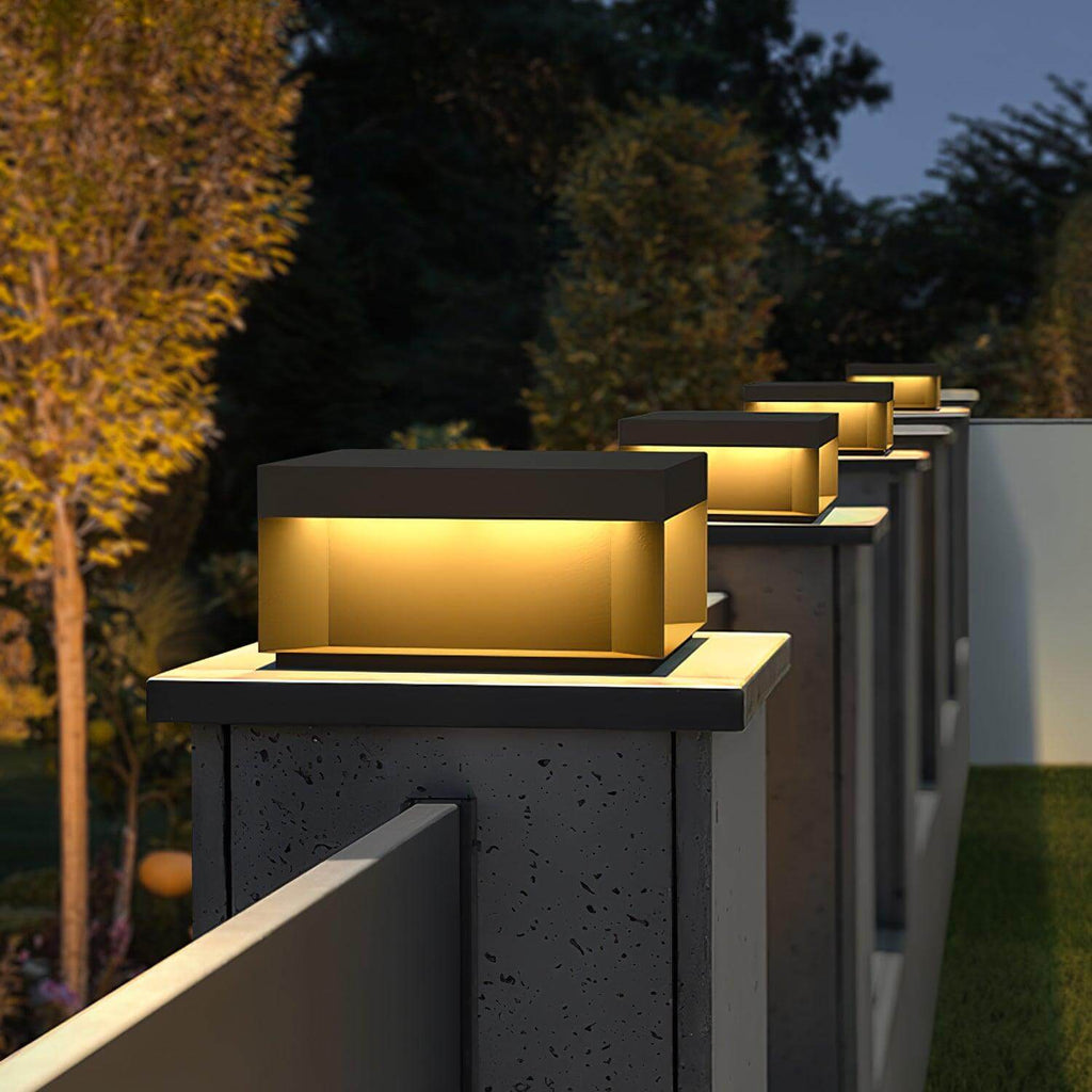 Lampe de Poste Solaire d'Extérieur - Étanche IP65