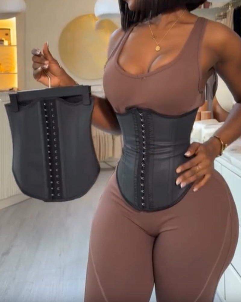 Ceinture amincissante en simili cuir